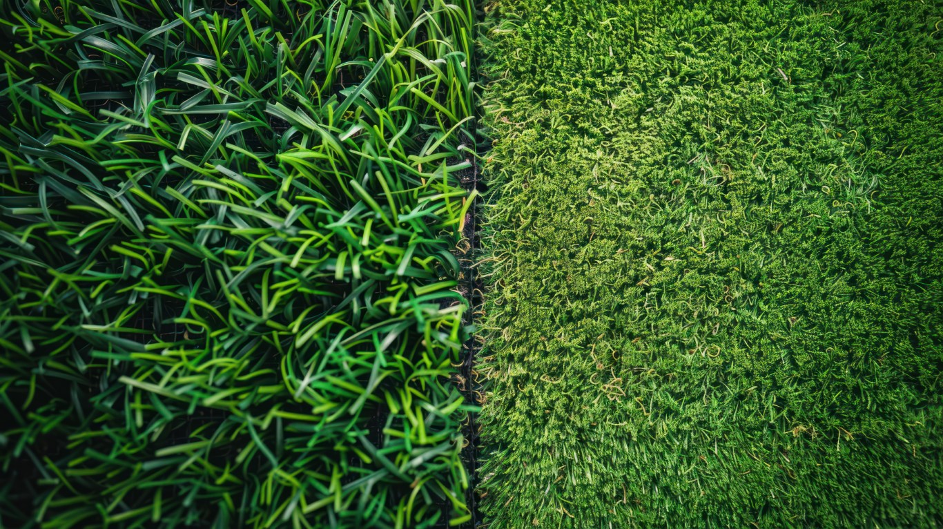 césped artificial vs césped natural