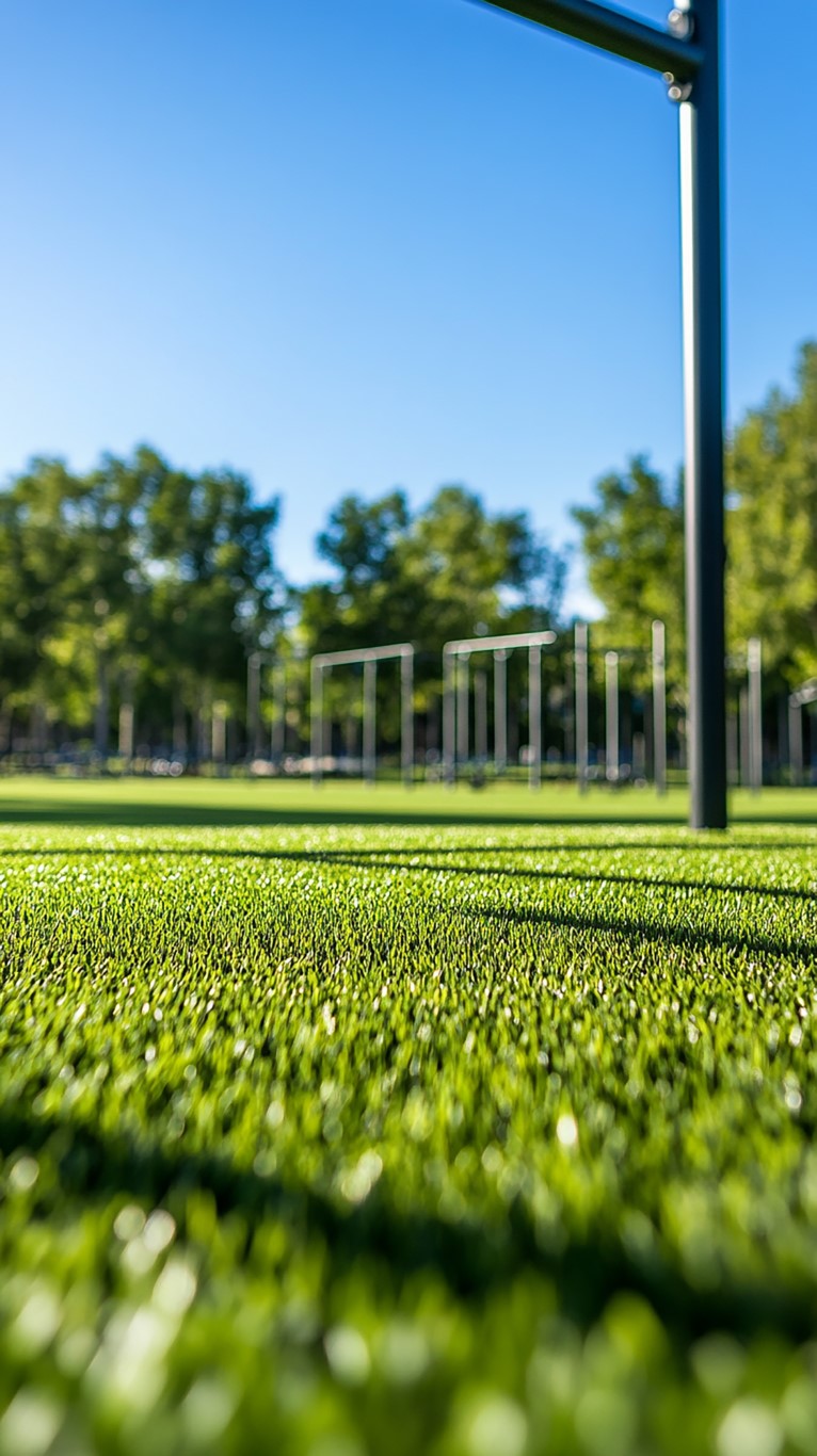Césped artificial parque