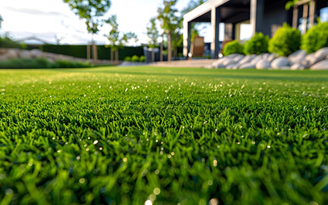 Césped artificial jardín