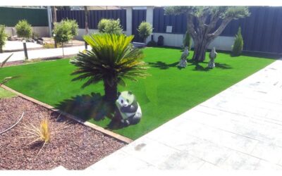 La influencia del color del césped artificial en la estética del jardín