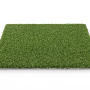 Ilustración de una muestra de césped artificial Putting Green 14 mm sobre fondo blanco