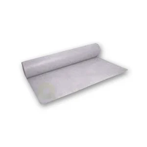 Rollo de geotextil gris claro de 2 × 50 m para césped artificial